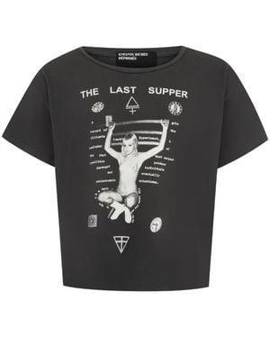 Enfants Riches Deprimes The Last Supper Graphic-Print T-Shirt - Black