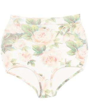 Simone Rocha Slip A Fiori - Bianco
