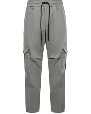 Giuliano Galiano Pantalon Cargo À Lien De Resserrage - Grey