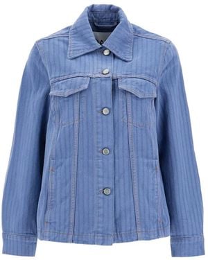 Ganni Denim Jack - Blauw