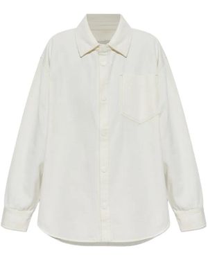 Ami Paris Camisa Vaquera Ami De Coeur - Blanco