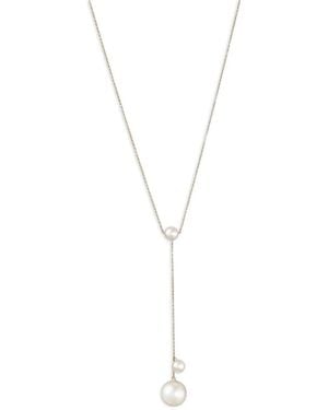 Sophie Bille Brahe Trois Moon Pearls Necklace - White
