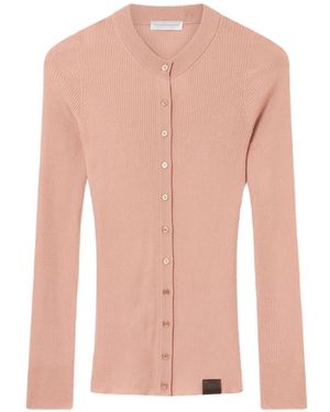 Stella McCartney Crew-Neck Cardigan - Pink