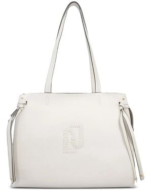 Liu Jo Large Logo Tote Bag - White