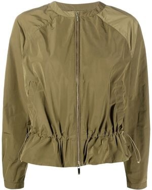 Woolrich Round-Neck Zipped Jacket - Green