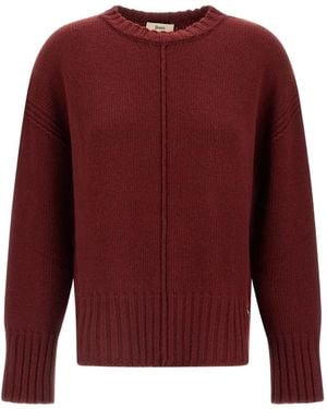 Herno Pull À Col Rond - Rouge