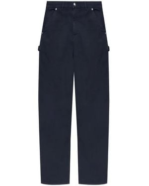 Moncler Patch-Pocket Trousers - Blue