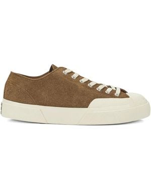 Superga 2432 Suede Lace-Up Sneakers - Brown