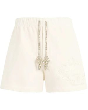 Philipp Plein Shorts Met Trekkoord - Naturel