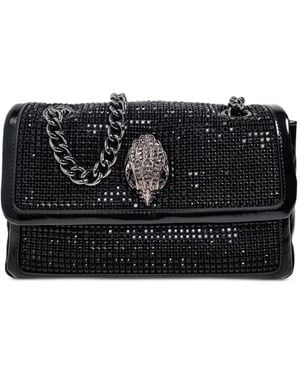Kurt Geiger Kensington Flap Kurt Cross Body Bag - Black