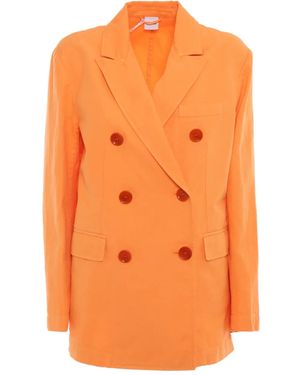 Aspesi Blazer À Boutonnière Croisée - Orange