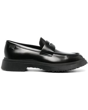 Camper E Lederloafer - Schwarz