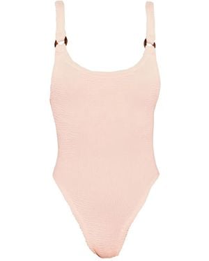 Hunza G Crinkled Swimsuit - Pink