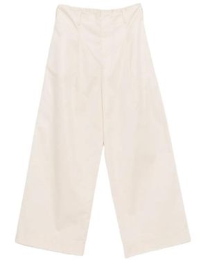 Susanne Bommer Pantalon À Design Plissé - White