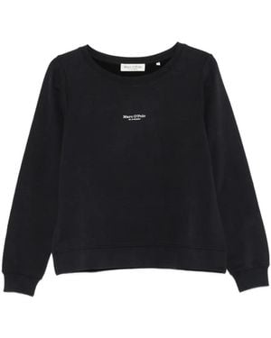 Marc O' Polo Sweat À Logo Imprimé - Black
