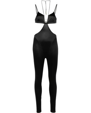 Maison Close Strappy Jumpsuit - Black