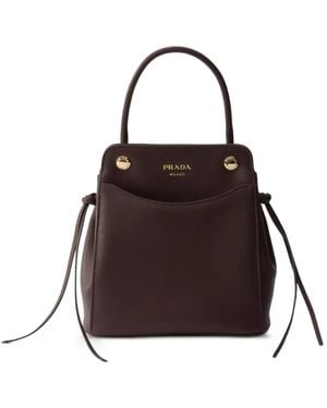 Prada Carry Mini Leather Handbag - Multicolor