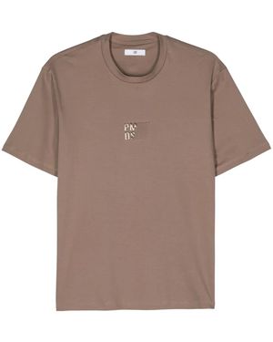 Pmds ロゴ Tシャツ - ナチュラル