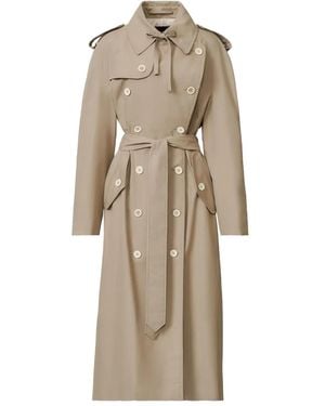 コート FABIANA FILIPPI Fabiana Filippi Coats (CTD215F235 L509VR2) FABIANA FILIPPI Trench coat in beige