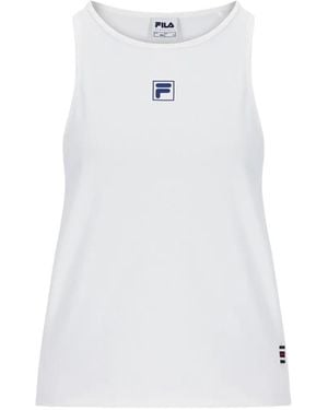 Fila Racerback Sleeveless Top - White