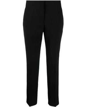 Jil Sander Pantalon Droit En Laine - Noir