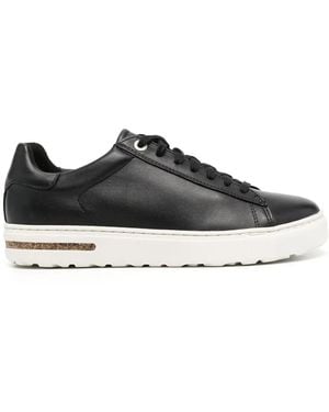 Birkenstock Low-Top Leather Sneakers - Black