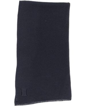 Hannes Roether Textured Scarf - Blue