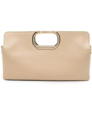 Twinset Cut-Out Handle Tote Bag - Natural