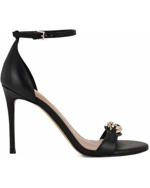 Guess Kabrina Open-Toe Ankle-Strap Stiletto-Heel Sandals - Black