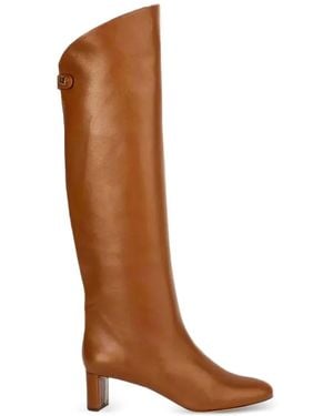 Maison Skorpios Adry Leather Boots - Brown