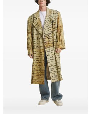 IRINA VOINEA Manteau Contracts - Métallisé
