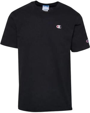 Champion C-Life Heritage Logo-Detail T-Shirt - Black
