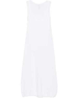 Liviana Conti Layered-Design Sleeveless Maxi Dress - White
