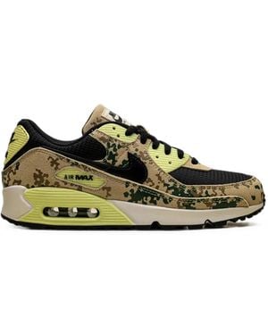Nike Air Max 90 Premium Camouflage Sneakers - Green