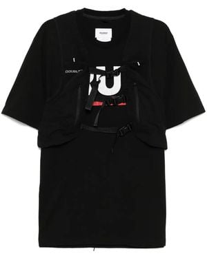 Doublet トレイルベスト Tシャツ - ブラック