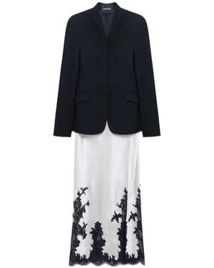 Jonathan Simkhai Hagar Lace-Trim Gown - Black