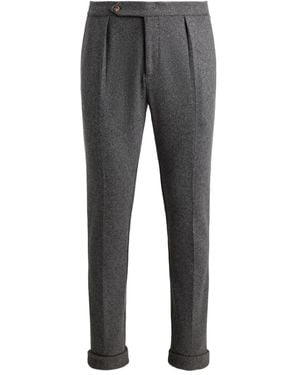Polo Ralph Lauren Pressed-Pleat Pants - Gray
