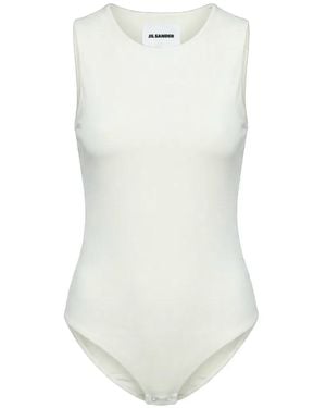 Jil Sander Sleeveless Bodysuit - White