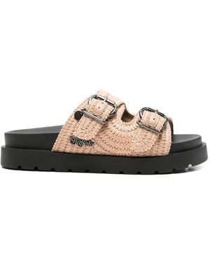 Buffalo Raya Ari Bo Buckle-Fastening Sandals - White