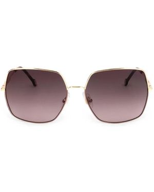 Carolina Herrera Square-Frame Sunglasses - Purple