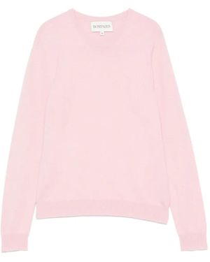 Bompard Jersey Classic Con Cuello Redondo - Rosa
