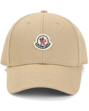 Moncler Neutrals Hats - Natural