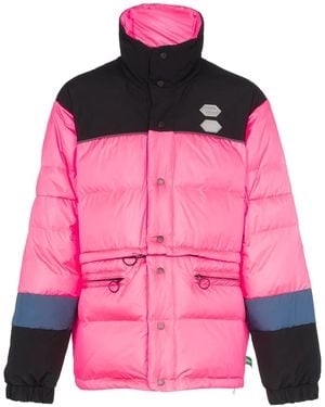Off-White c/o Virgil Abloh Detachable Padded Down Jacket - Pink
