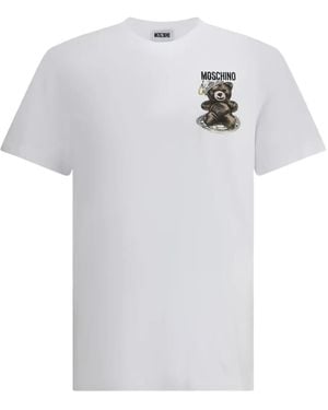Moschino Teddy-Print T-Shirt - White