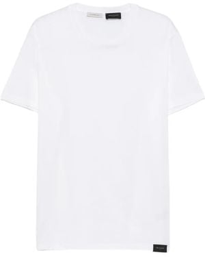 Low Brand Logo-Patch T-Shirt - White
