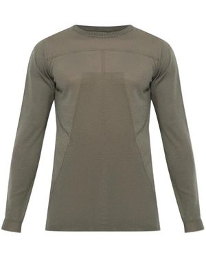 Rick Owens Klassischer Kaschmirpullover - Grau