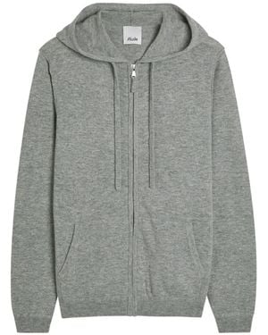 Allude Kapuzenjacke mit Reißverschluss - Grau