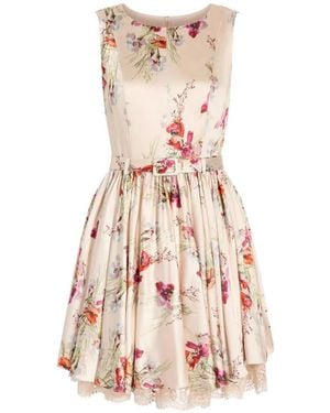 Cinq À Sept Iris Bouquet Caelia Dress - Pink