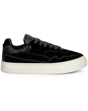 Stepney Workers Club Omni Contrast-Stitch Omni Trainers - Black