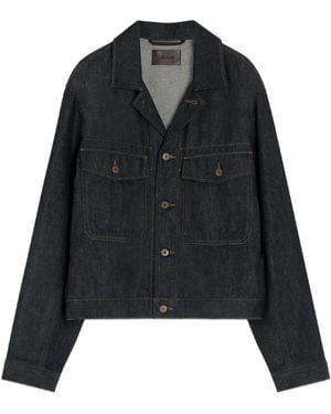 Lemaire Denim Cotton Jacket - Black
